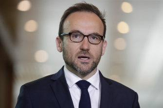 Greens leader Adam Bandt says too many private care home companies are "profiting from the misery" of residents.