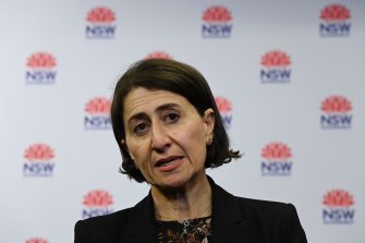 NSW Premier Gladys Berejiklian. 