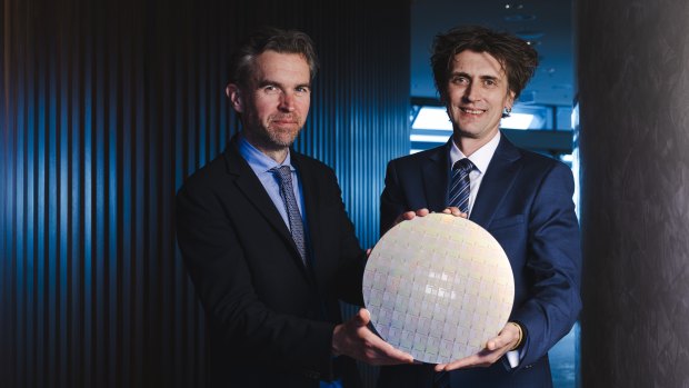 PsiQuantum co-founders Jeremy O’Brien and Terry Rudolph.