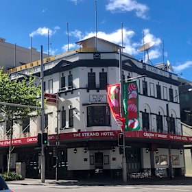 The Strand Hotel, on the corner of William and Crown Streets, Darlinghurst.