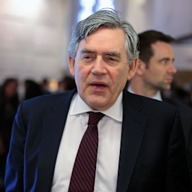 Former UK prime minister Gordon Brown in 2022.