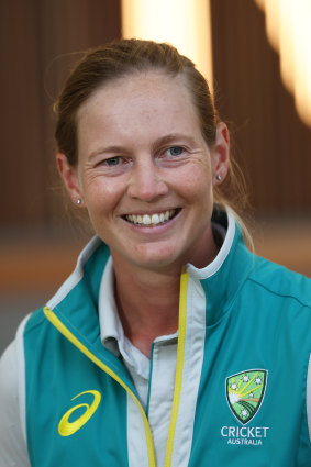 Captain Meg Lanning was all smiles after returning home from Australia’s successful World Cup campaign in New Zealand.