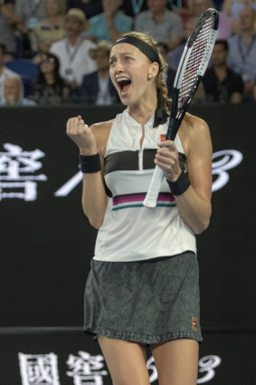 Emotion: Petra Kvitova.