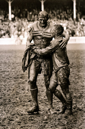 Norm Provan and Arthur Summons' embrace after the 1963 NSWRL grand final is arguably the most famous Australian sport photo of them all.