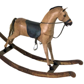 Diane Beever’s remade Victorian horse.
