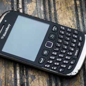 Cracking the password to a BlackBerry 9320 Curve such as this became central to the trial of four men in the NSW District Court.