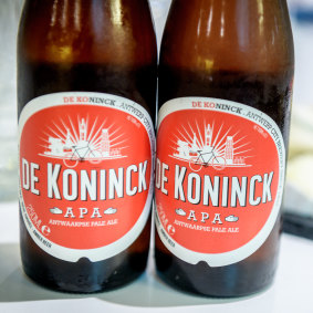 Local brew De Konnick.