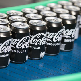 Coke Zero consumption is catching up to Coke Classic.
