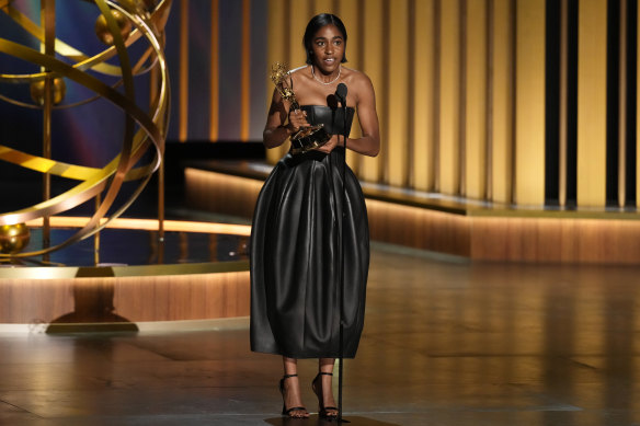 Emmy winner Ayo Edebiri.