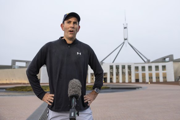 Federal treasurer Jim Chalmers is getting over his 90s rap phase.