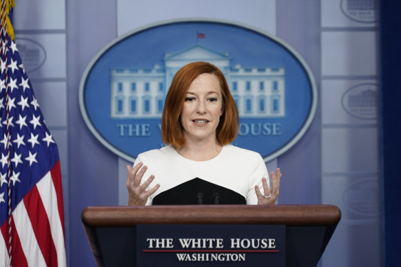 White House press secretary Jen Psaki confirms the plan.