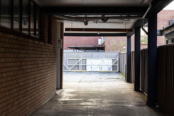 The car park on Court Road, Fairfield. The owners of the property are not accused of any wrongdoing.