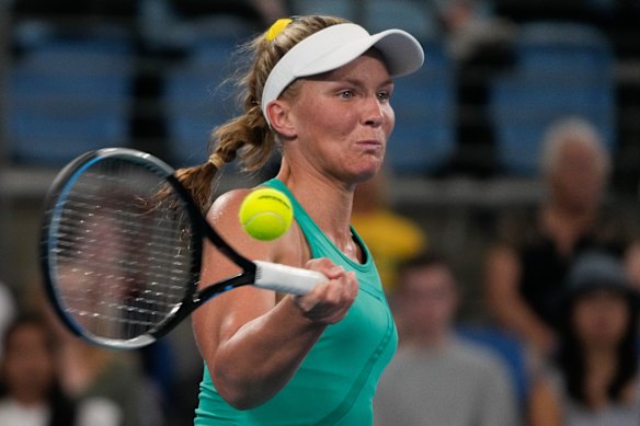 Maddison Inglis advanced to the second round of the 2026 Australian Open. 