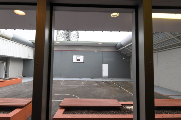 The facility has a basketball court, table tennis table and a gym for use by residents.