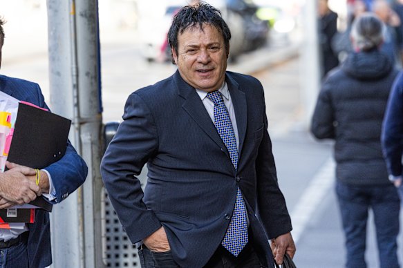 Ralph Carr outside court in June 2024.