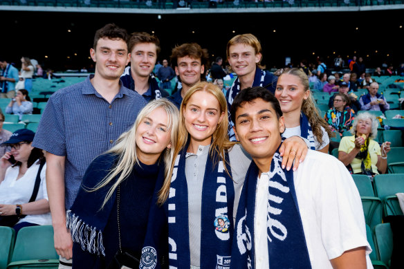 Carlton fans ahead of round one against Richmond.