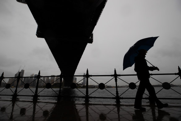 The reopening of NSW on Monday will be accompanied by a deluge of rain and cool temperatures. 