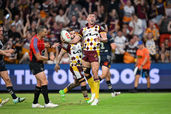 Corey Oates is fourth on the list of all-time try scorers for the Brisbane Broncos.