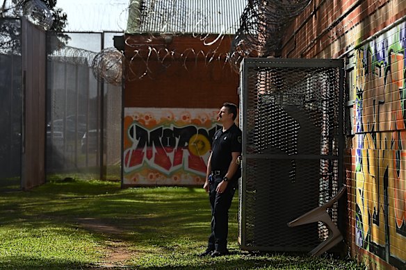 First-class corrections officer Josh Watson says he gets satisfaction from helping those who want help. 