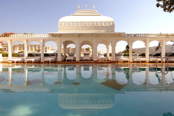 Asia’s luxury hotels are in a class of their own … Taj Lake Palace, Udaipur, India.
