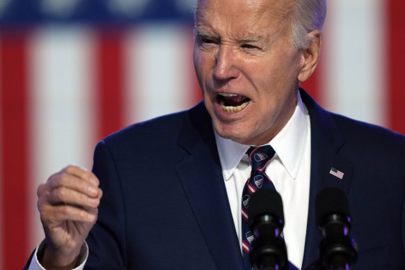 US President Joe Biden speaks in Pennsylvania to kickstart the campaign year and mark the third anniversary of the January 6 riots.
