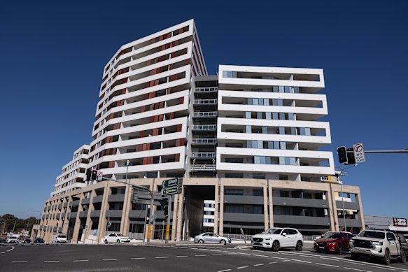 The Baulkham Hills building, formerly known as the Modena.