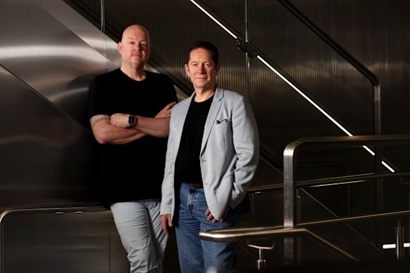 Sovereign Australia AI co-founders Troy Neilson (left) and Simon Kriss.