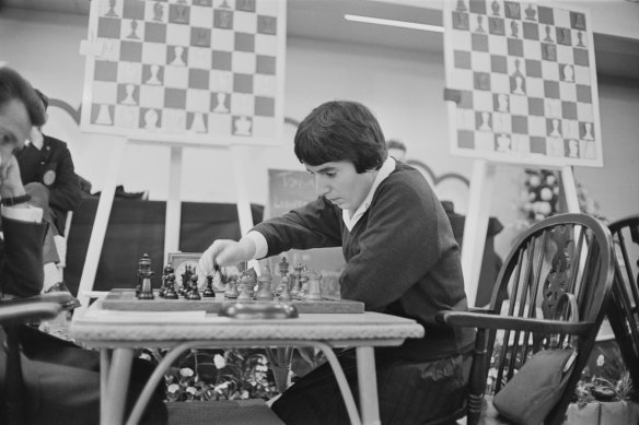 Georgian chess player and women’s world chess champion Nona Gaprindashvili of the Soviet Union.