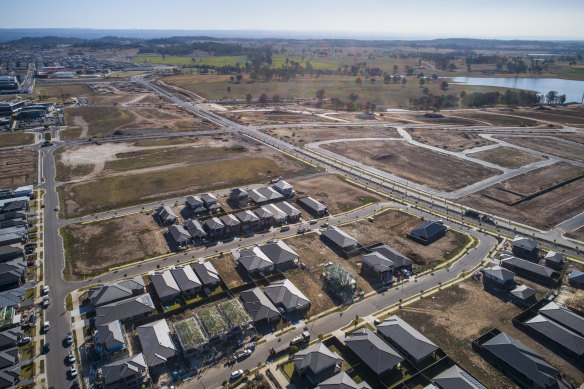 Housing development in South West Sydney - Oran Park