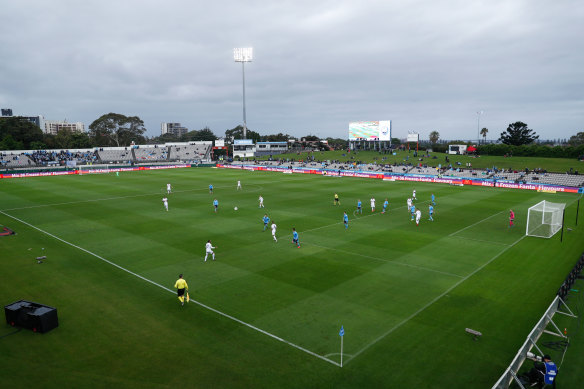 Netstrata Jubilee Stadium in Kogarah could host the remaining games of the A-League season. 