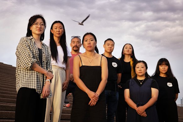 Australian-Korean adoptees also met in Sydney recently to add their voice to calls for a national inquiry into the intercountry adoption program.   KADS co-founder Samara Kim on the far right.