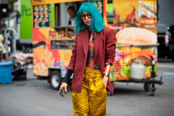 Margaret Zhang during New York Fashion Week in 2019.