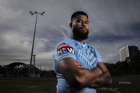 Payne Haas in Sydney this week.