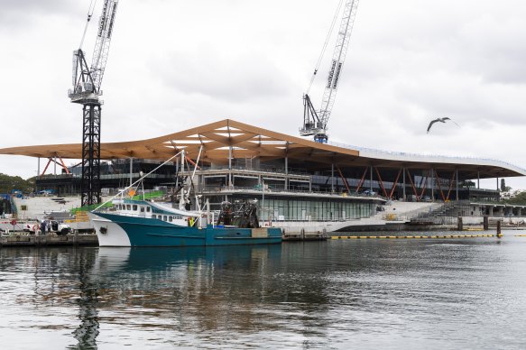The new Sydney Fish Market at Blackwattle Bay will be serviced by ferry.
