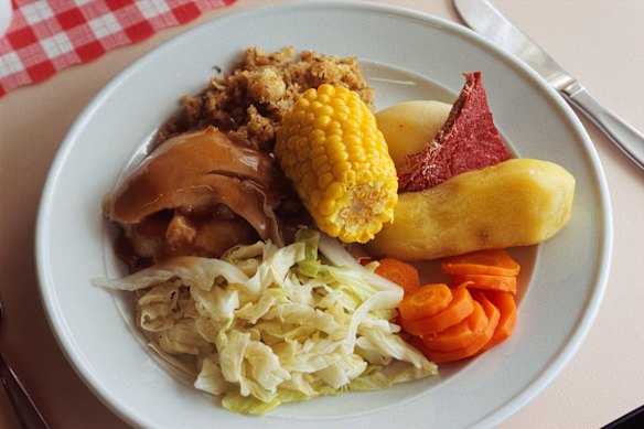 A hangi is simply meat and vegetables. It’s the way it’s cooked that matters.