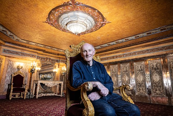 Stuart Greene gives tours of the  State Theatre twice a day when a show is not on. 