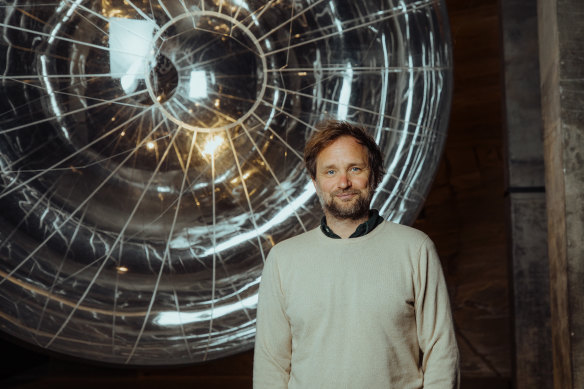 Artist Tomás Saraceno whose exhibition Oceans of Air is showing at Hobart’s Museum of Old and New Art.