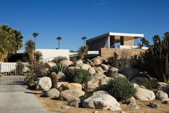 Kaufmann House, one of many iconic Palm Springs properties.