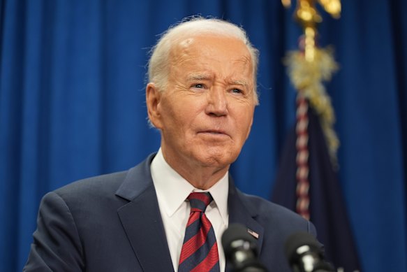 Joe Biden in January.