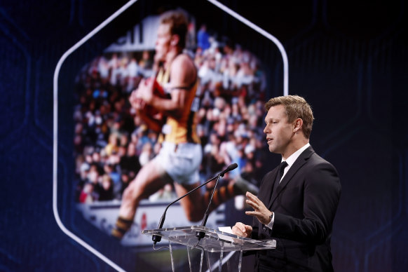 Sam Mitchell’s hall of fame speech.