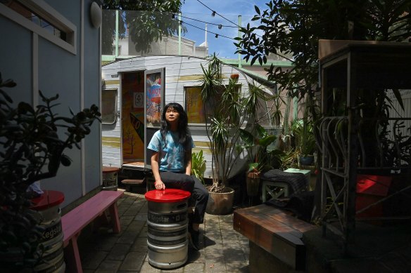 Joy Ng, owner of The Bearded Tit in Redfern, spent about $20,000 raising the fence height around the pub’s beer garden to appease her neighbours.