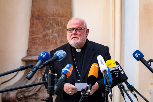 Cardinal Reinhard Marx, the Catholic Archbishop of Munich and Freising, told a press conference that he hoped his resignation could usher in change and reform. 