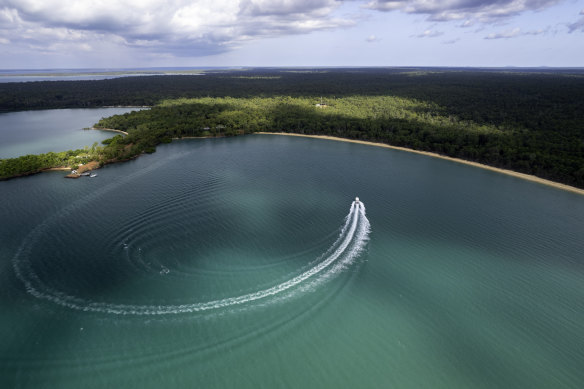 Seven Spirit Bay on the western tip of Arnhem Land.