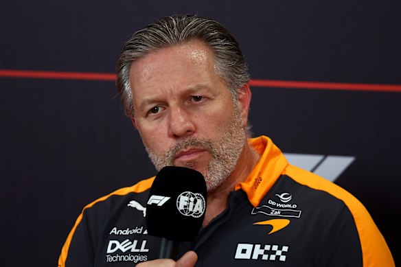 McLaren boss Zak Brown 