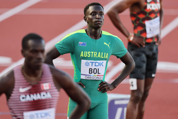 Australian runner Peter Bol.