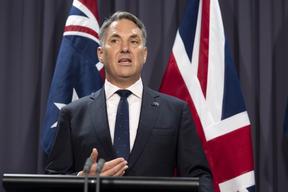 Richard Marles says Australia can make a ‘real difference’ if its part of drone coalition. 