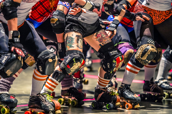 The real world of roller derby is not as violent as what’s depicted in Whip It.