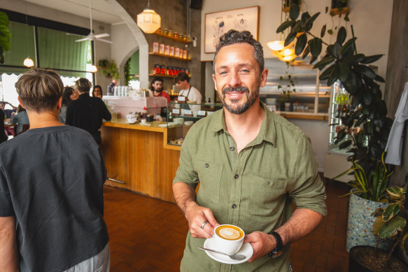 Kieran Spiteri, owner of Terror Twilight cafe in Collingwood.