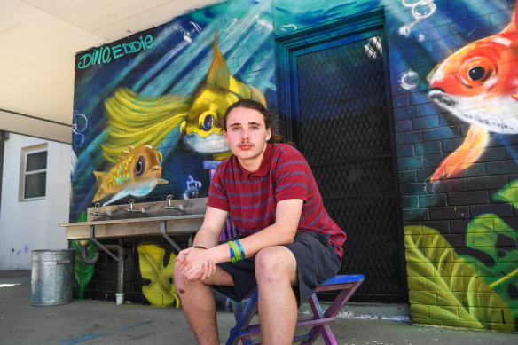 Eddie Wilkins, 16, is one of tens of thousands of young Australians who have experienced disengagement and detachment from formal education. 