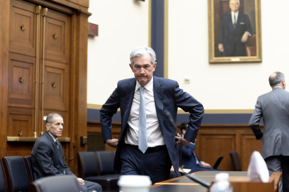 US Fed chairman Jerome Powell.